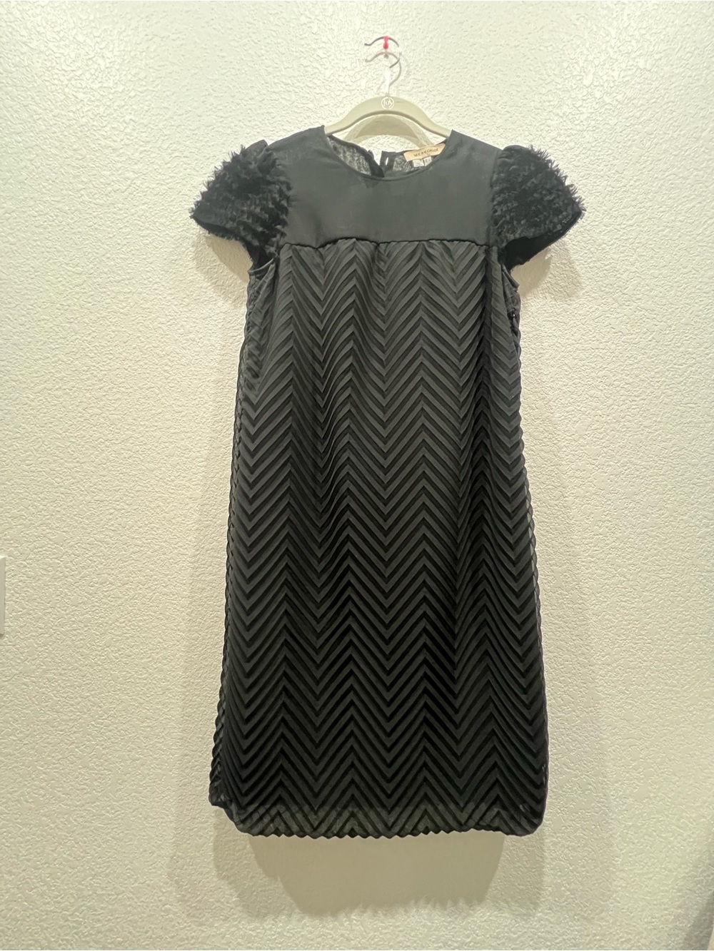 See by Chloé black mini dress